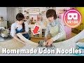 How to Make Udon Noodles (Recipe) | うどんの作り方 | VR180 Cooking | Create Eat Happy :)