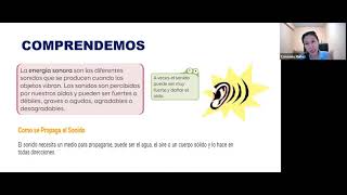 La energía sonora y eléctrica   1er grado Primaria   Area Ciencia y Tecnologia