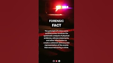 Crime scene reconstruction | #forensicscience #forensics #crimesceneinvestigation