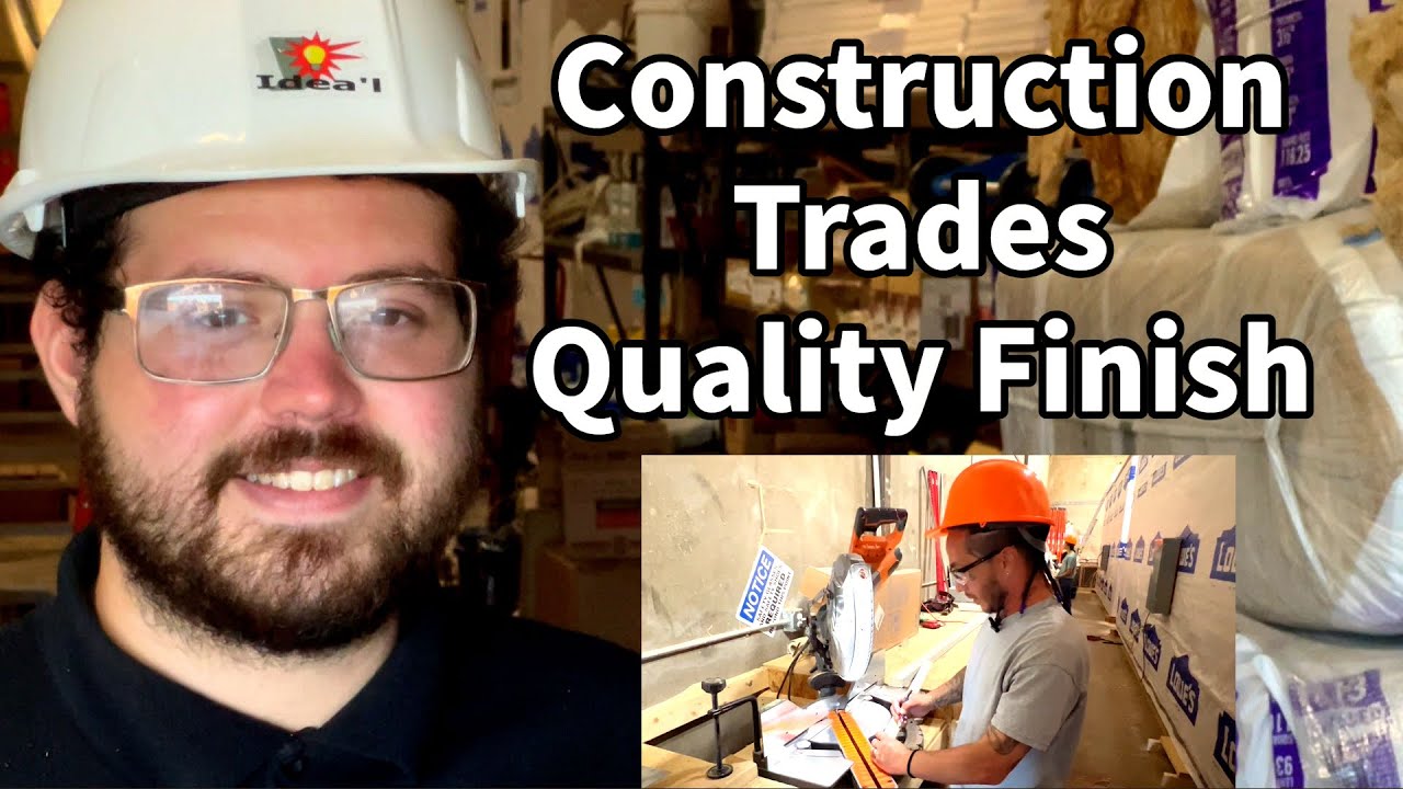 Tip To Achieve A Quality Finish in the Construction Trades YouTube