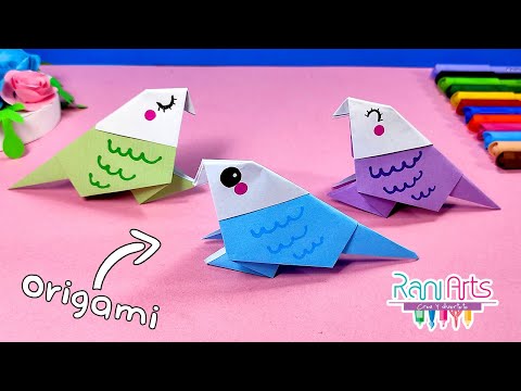 AVE DE PAPEL ORIGAMI ORIGAMI BIRD DIY 