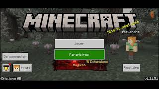 COMMENT CHANGER DE NOM SUR MINECRAFT MOBILE TUTO MINECRAFT CHANGER SON NOM