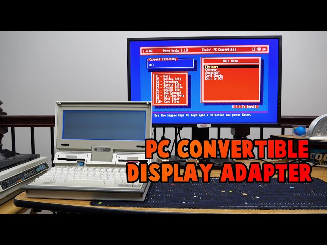 Bringing Color to the IBM PC Convertible: CRT Display Adapter