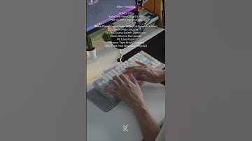 YUNZII X75 (Before VS After Mods) #shorts #typing #desksetup #customkeyboard #keyboard #asmr