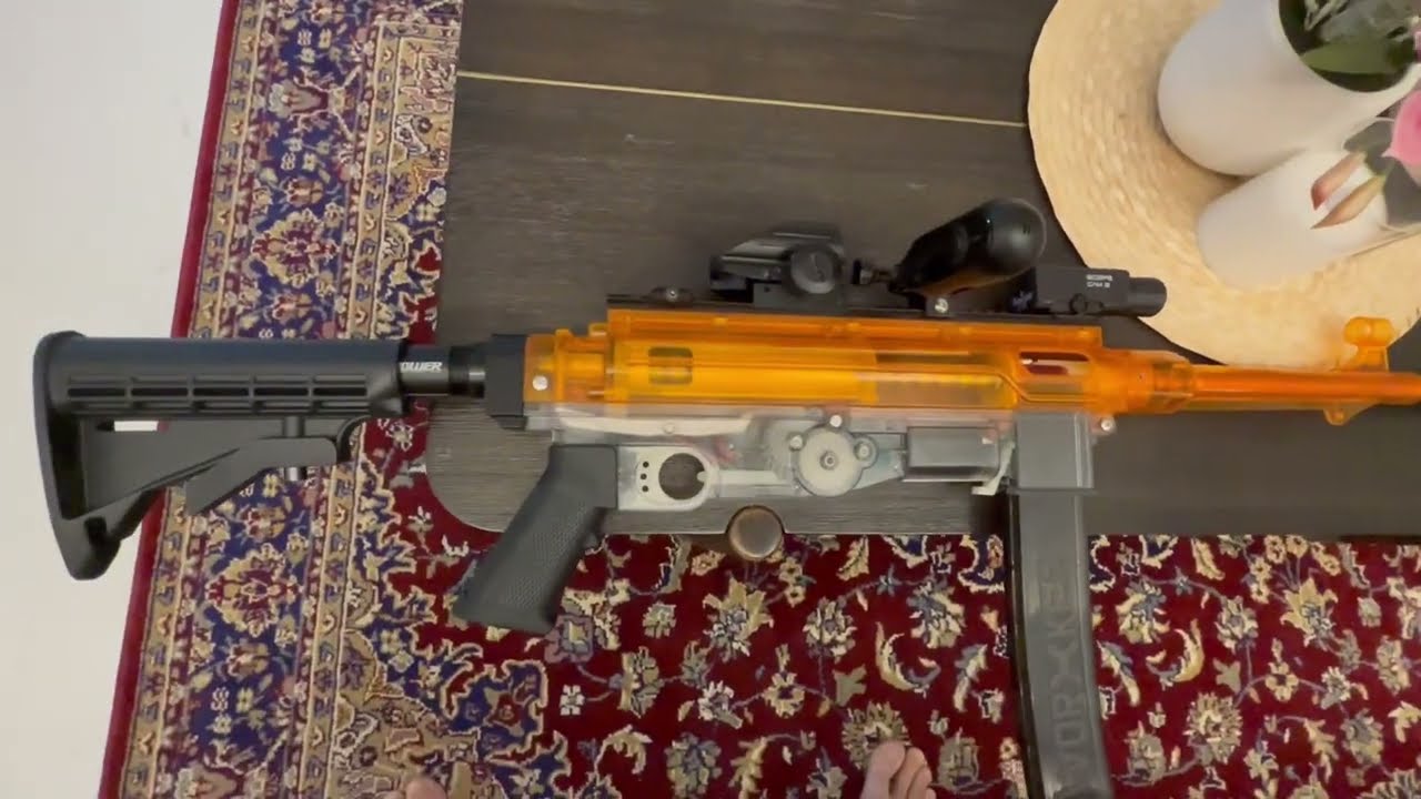 Colonel Wasp 76 setup and accuracy test with Bcar (Nerf AEB)