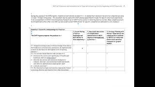 Video Instructions for DNP Essentials Self Assessment