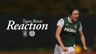 Tegan Bowie's Reaction | Hibernian Women vs Motherwell
