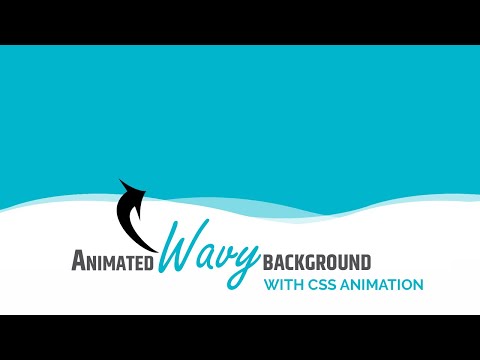 Make Background water wave with the help of CSS animation effects