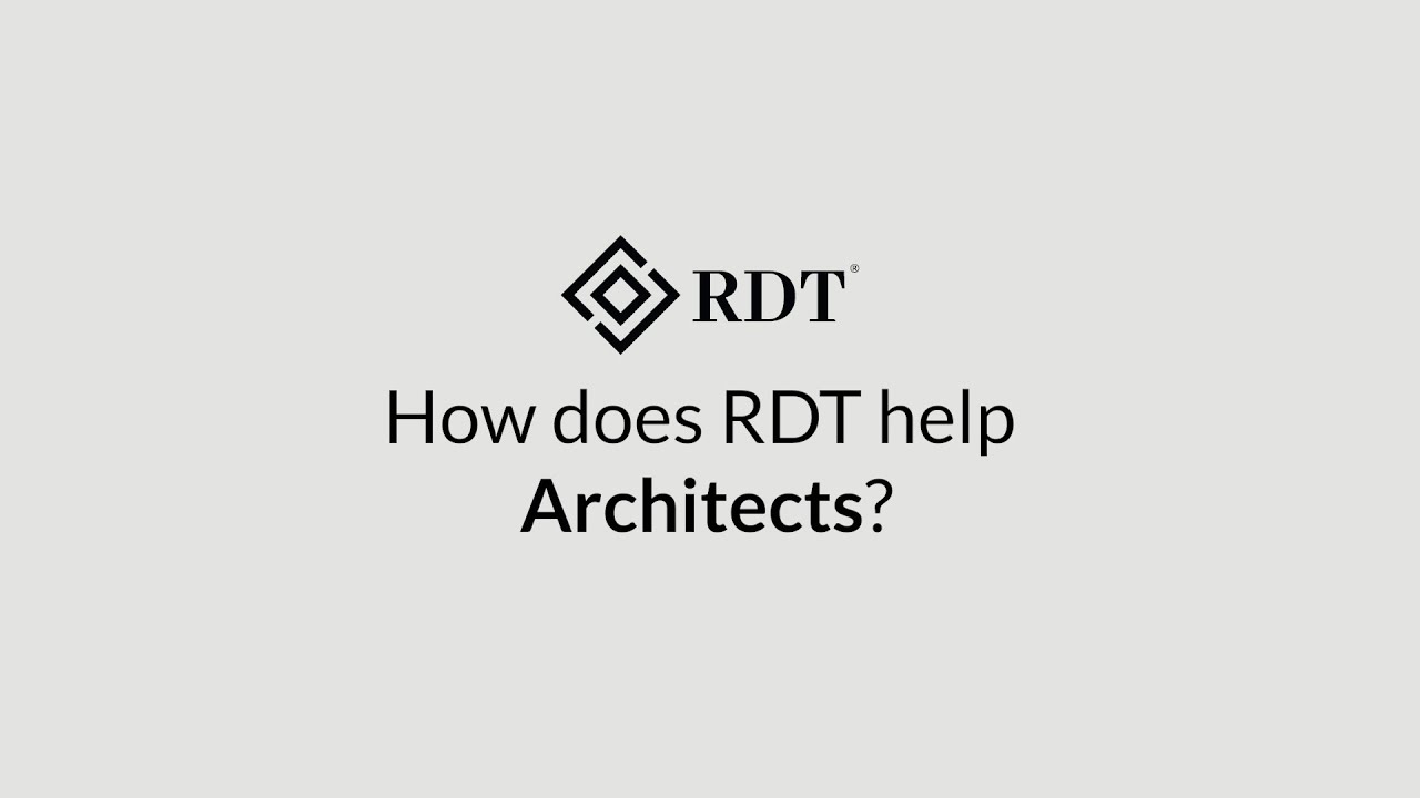 Amazon Rdt Fail Image RDT FAQs ~ How does RDT help Architects? - YouTube