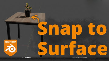 Blender - Snap to Object Surface