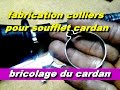 Fabrication colliers pour soufflet cardan