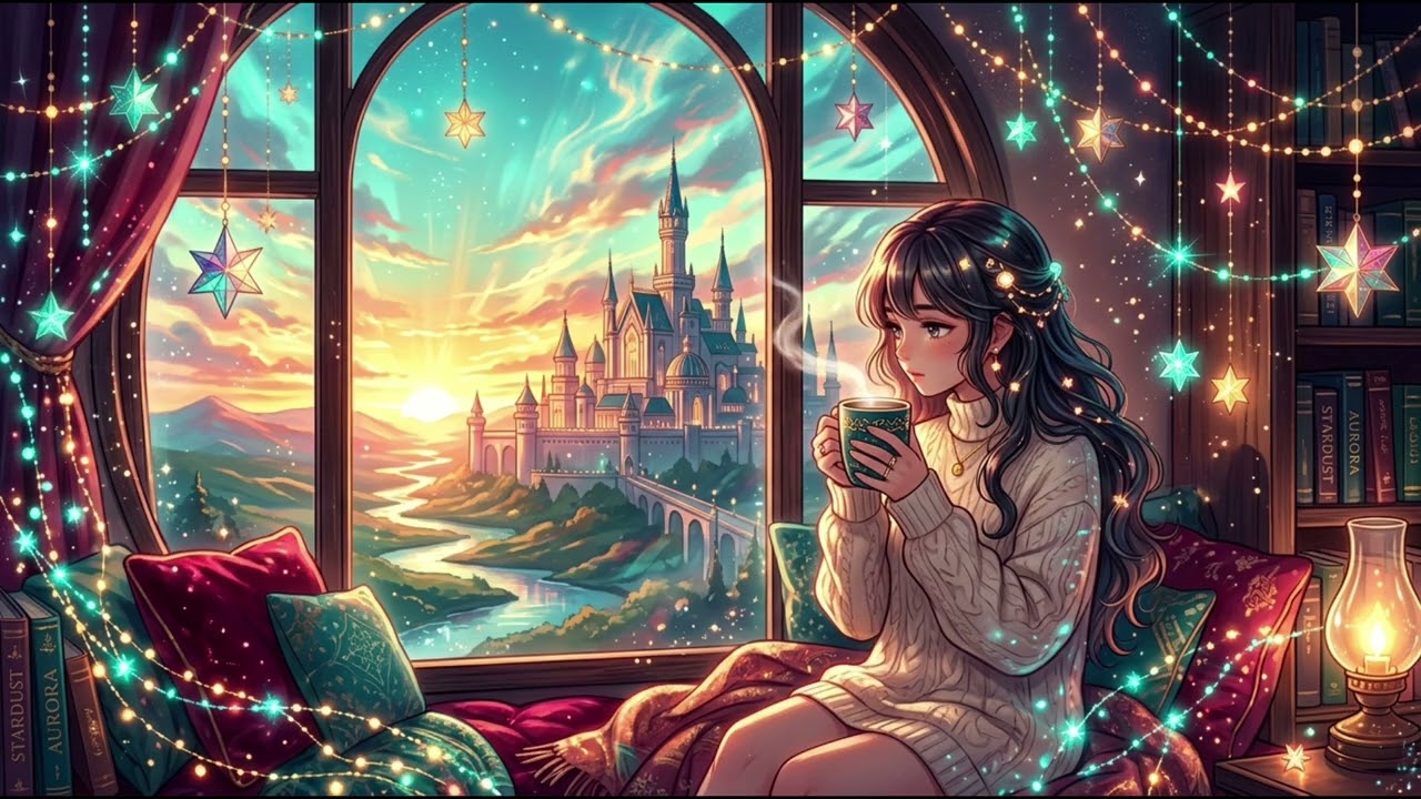 【朝のムガム】 アゼルバイジャニ・フォーク・グルーヴ Upbeat Mugham inspired folklore | 目覚めのコーヒーと神秘の旋律。魂を浄化する美少女のモーニング・チル