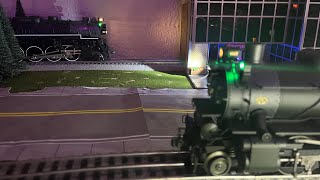 Running the trains in the night on my layout (Running session)
