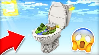 картинка: ВЫЖИВАЮ В МИРЕ ИЗ ОГРОМНОГО УНИТАЗА В МАЙНКРАФТ | Компот Minecraft