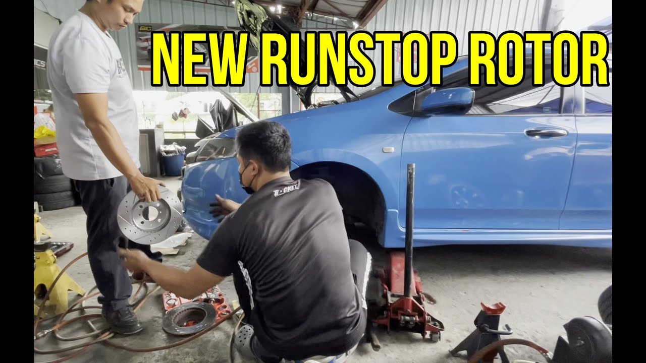 BAGONG RUNSTOP ROTOR KAY CITY / SMOOTH BRAKING NA ULIT