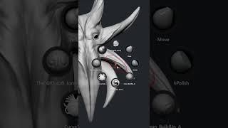 RadialZ Tip: Organise ZBrush brushes with nested sub-menus