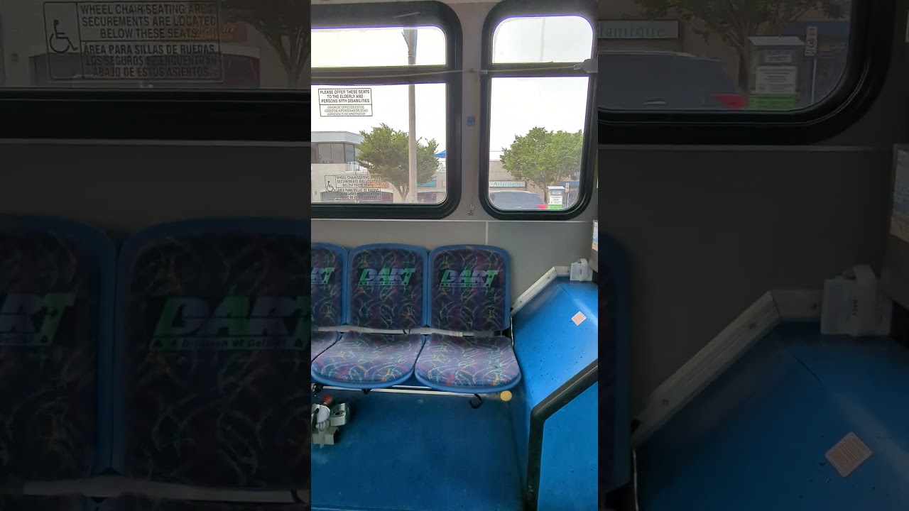 riding the first state dart bus in Rehoboth beach Delaware USA 