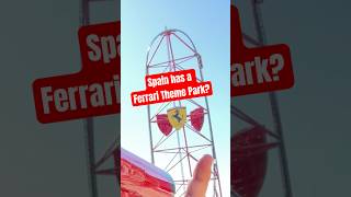 Ferrari World in Spain. Tallest Coaster in Europe! #shorts #spain #travel #rollercoasters #ferrari