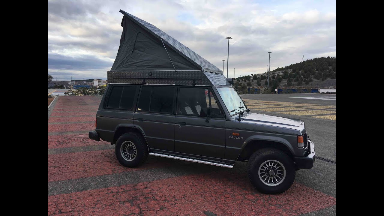 Mi Mitsubishi Pajero montero camper overland YouTube