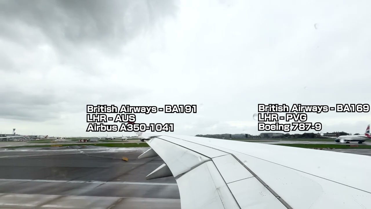 Virgin Atlantic Flight VS7 Takeoff from London Heathrow Airport - 22/3/24