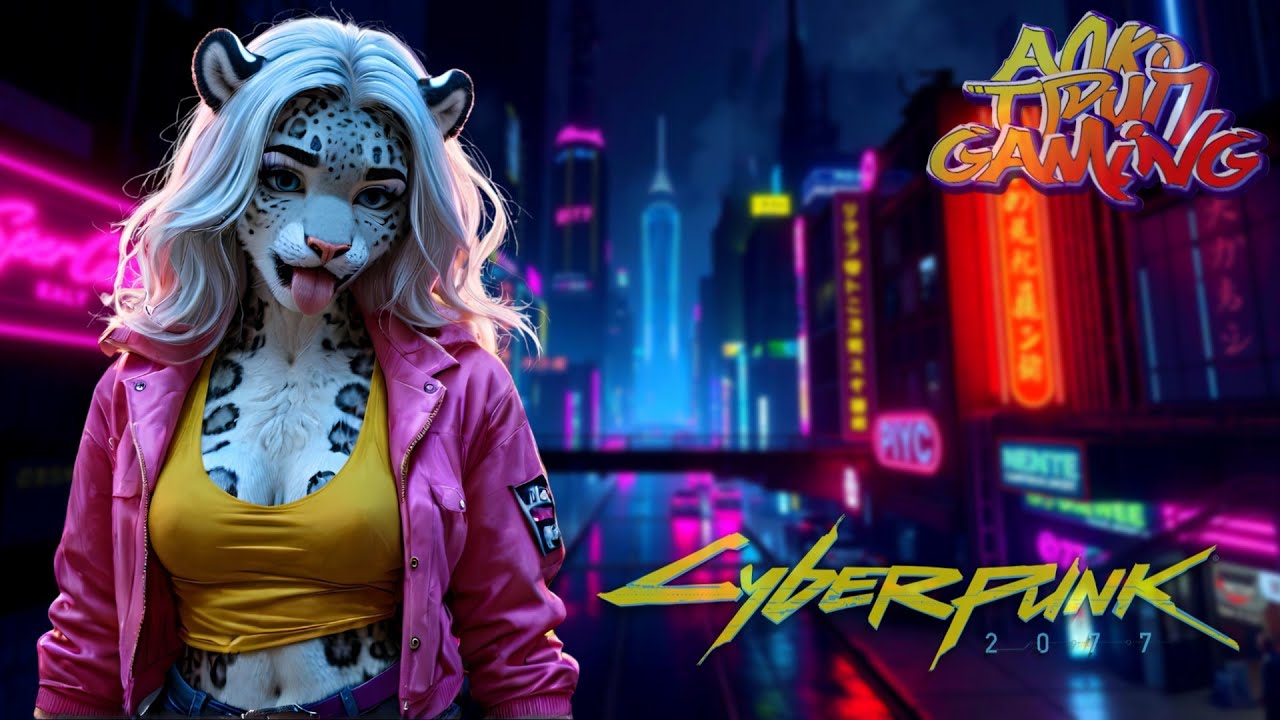 Cyberpunk 2077: Призрачная свобода с Wolfmks Female Furry snow leopard #35