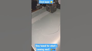 3d printing first layer. #3dprinting #satisfyingvideo #firstlayer #creality3d #asmr