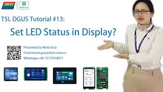 DWIN T5L DGUS Tutorial #13: Set LED Status in Display?
