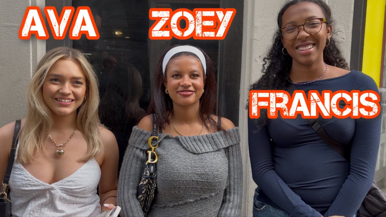 Philadelphia Street Interview - Francis, Zoey & Ava - YouTube