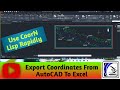 Extract Coordinate From AutoCad To Excel I Coorn Lisp Se Layout Coordinate Kaise Nikale I Agragati I Extract Coordinate From AutoCad To Excel I Coorn Lisp Se Layout Coordinate Kaise Nikale I Agragati I