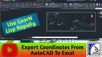 Extract Coordinate From AutoCad to Excel I Coorn Lisp Se Layout Coordinate Kaise Nikale I Agragati I