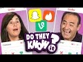 DO PARENTS KNOW SOCIAL MEDIA APPS? (REACT: Do They Know It?)