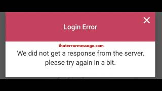 We did not get a response from the server (Paymaya) screenshot 5