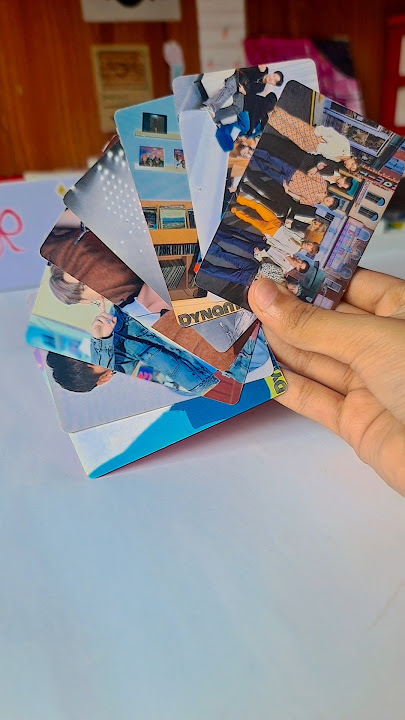 #bts lomo card 😍✨❤️7 bts photo cards..BE and dynamite cards 👍wow 😜