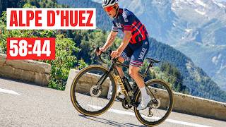 Alpe d'Huez. 12 Years Older. 8 Minutes Faster :The climb every cyclist should have a go at.