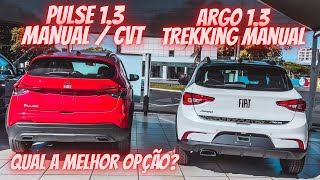 COMPARATIVO FIAT PULSE 1.3 X ARGO 1.3 TREKKING - QUAL VALE MAIS A PENA? Fiat Argo Trekking Vs Fiat Pulse
