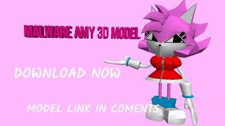 Malware Amy 3D Model Available For P3D