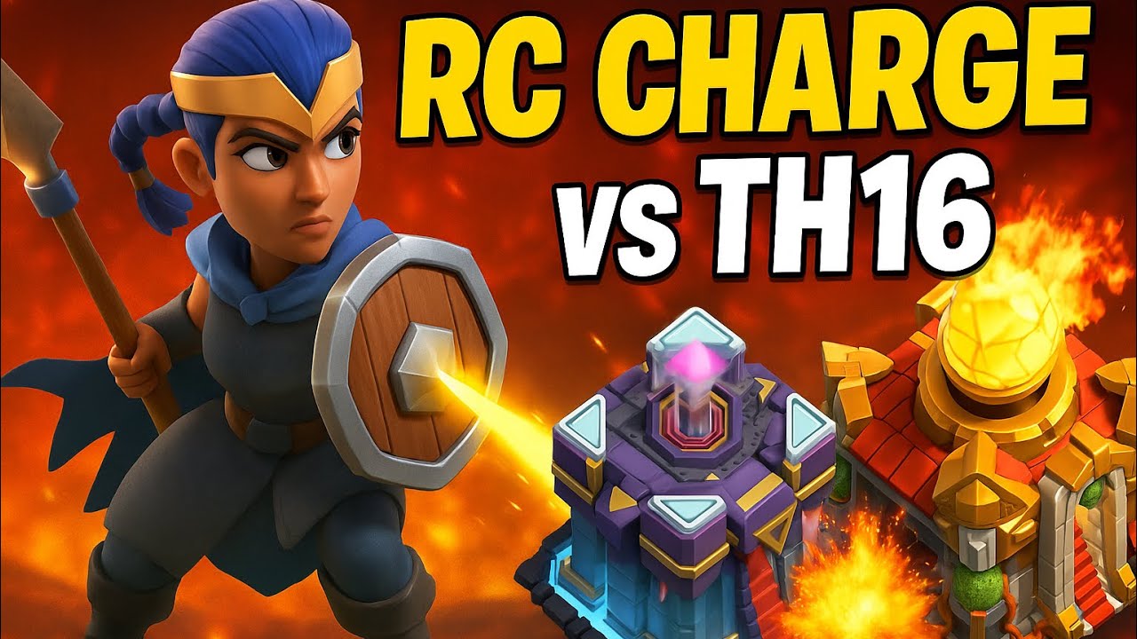 Royal Champion Charge vs TH16! | Epic Clash of Clans Attack!