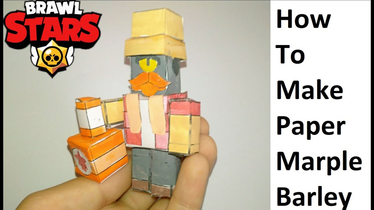 How To Make A Paper Brawl Stars Popcorn Rico Papercraft Toy Easy To Make Papercraft Brawl Stars Youtube - brawl stars basteln