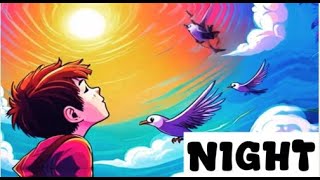 Poem  Night with Synonyms | Easy English Learning for Kids | Class 3 |Class III | Santoor screenshot 5