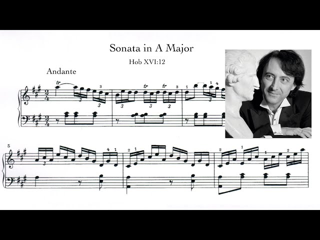 Haydn Sonata No. 12 in A major, Hob XVI 12 – Jean-Efflam Bavouzet