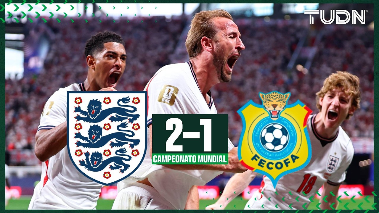 ¡Inglaterra a Octavos! Kane lidera la eliminación del Congo con un doblete | TUDN