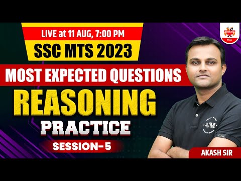 SSC MTS 2023|SSC MTS Havaldar Reasoning Class|Most Expected Reasoning Question By Akash Sir #mts2023