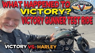 VICTORY GUNNER TEST RIDE REVIEW HARLEY VS VICTORY. WHY DID THEY FAIL?