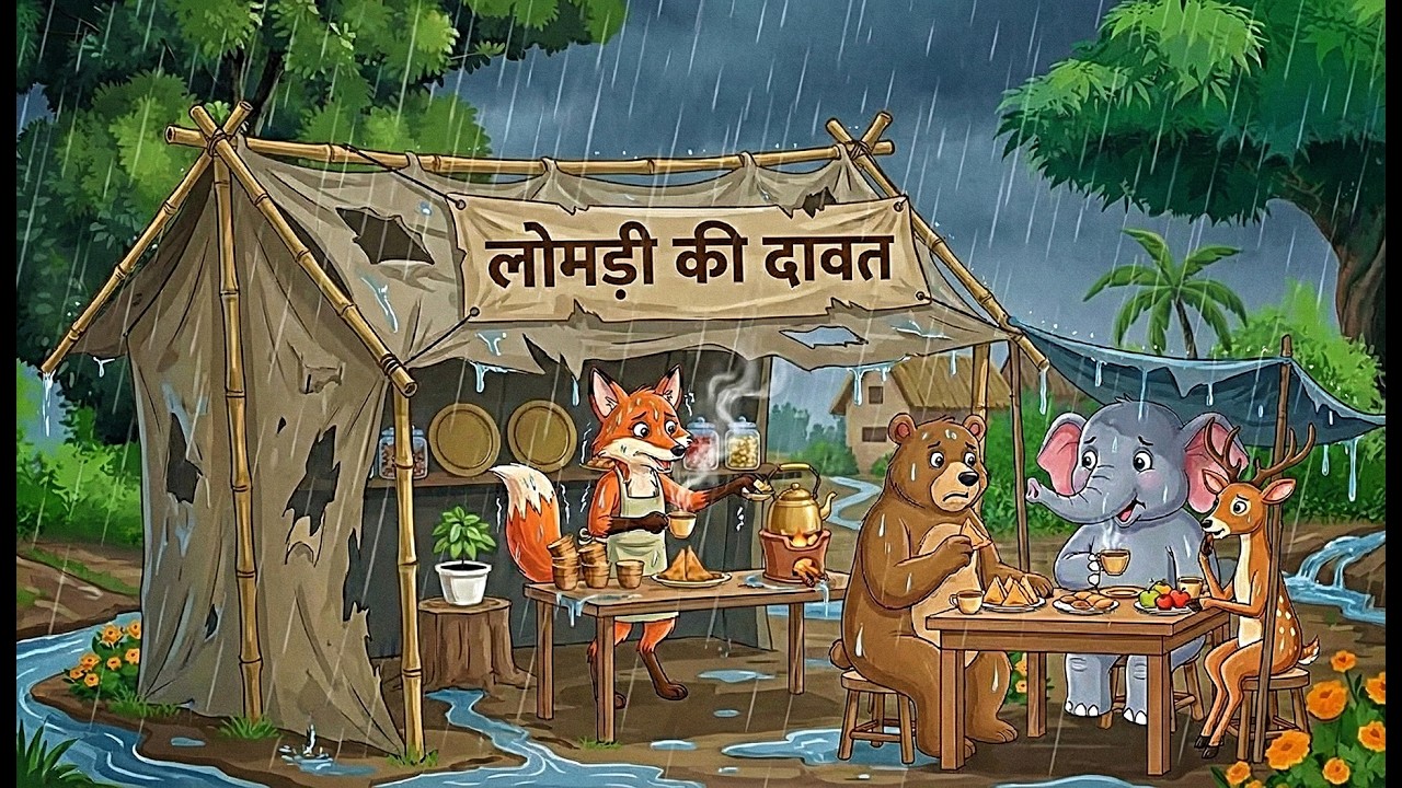 लोमड़ी की शादी | Moral story Hindi | Cartoon Kahaniya | Tv cartoon Channel