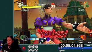 Sfiv Vanilla Arcade, Very Easy Speedrun Pb - 352 Igt