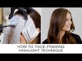 How To: Face-Framing Highlight Technique | Partial Highlight Hair Tutorial | Kenra Color