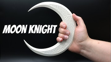 How to 3D print Moon Knight Crescent Darts // Moon Knight Cosplay