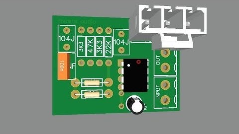 EasyEDA pcb Circuit 3D components view only fast