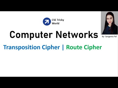 Computer Networks || Route Cipher || Hindi