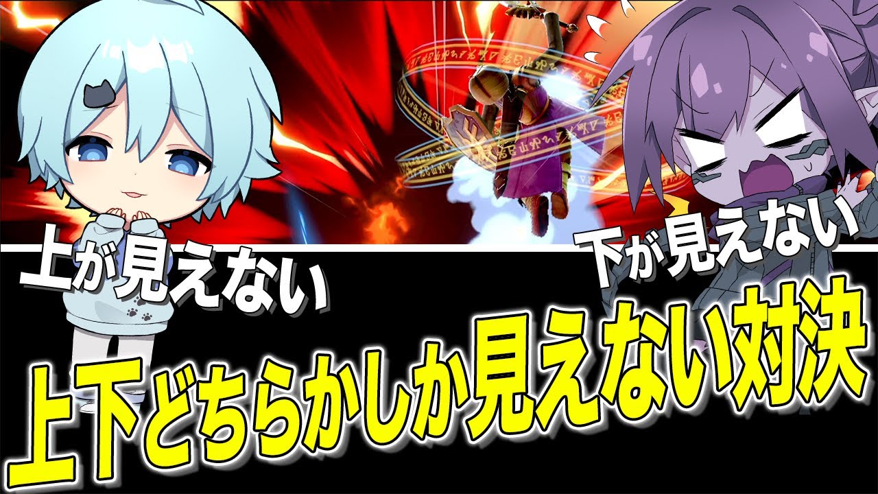 画面の上下半分が見えない縛りが過酷すぎるwww【そらねこ